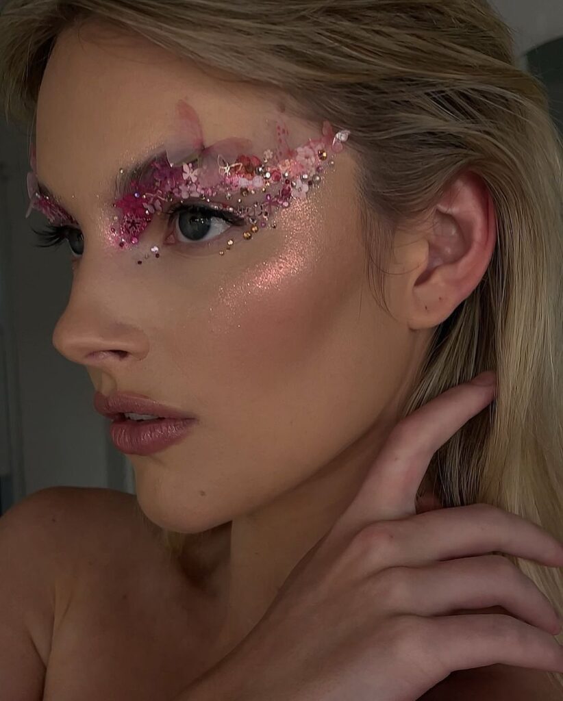 new years makeup glitter 4