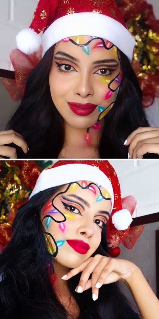 04 christmas makeup simple