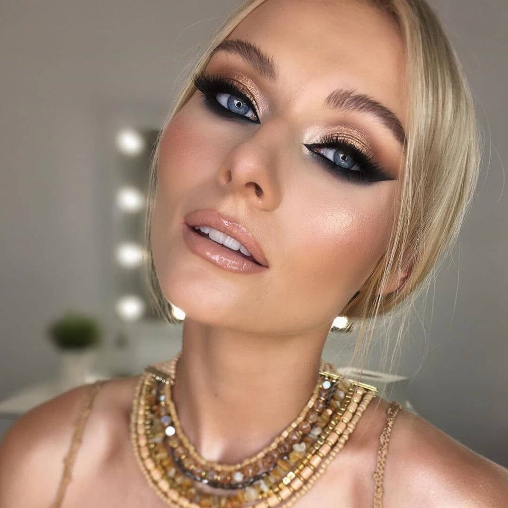 20 new years makeup ideas gold