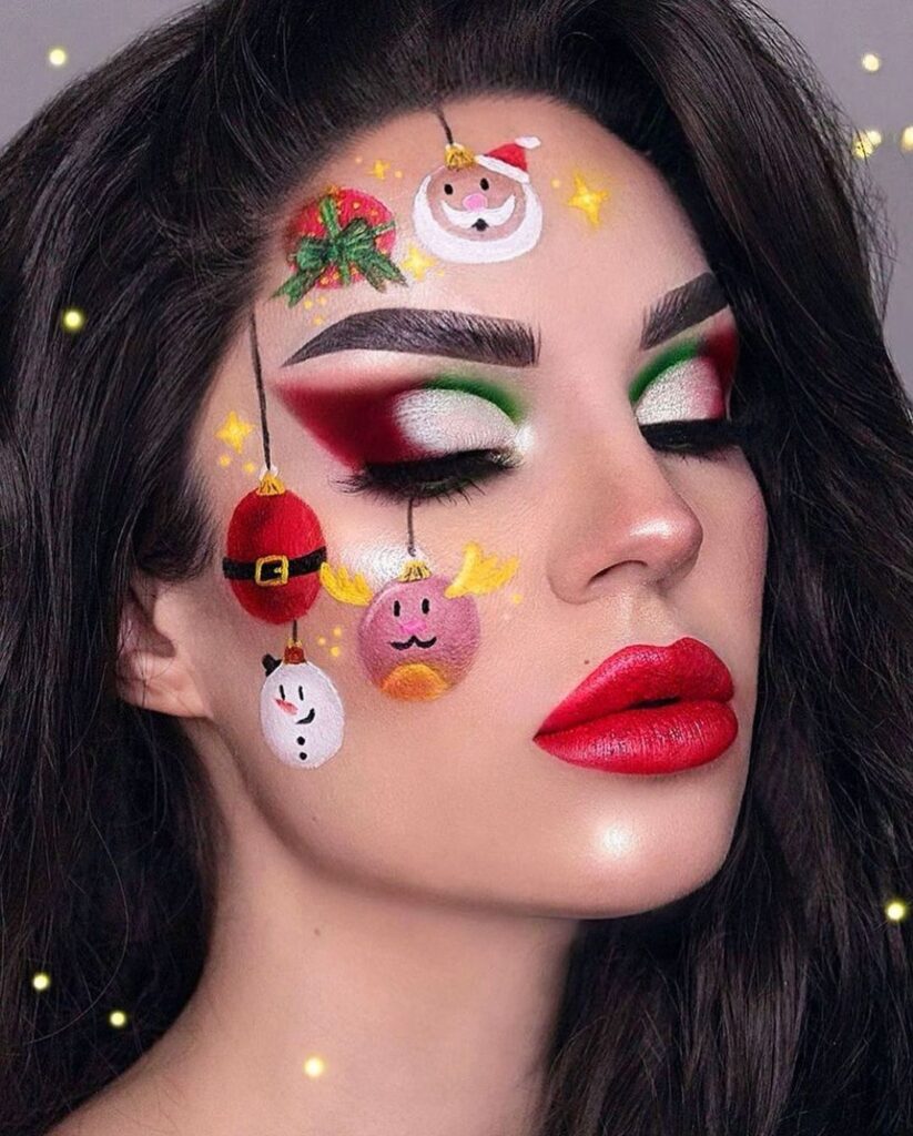 21 christmas makeup