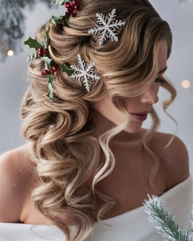 22 christmas hairstyles for long hair