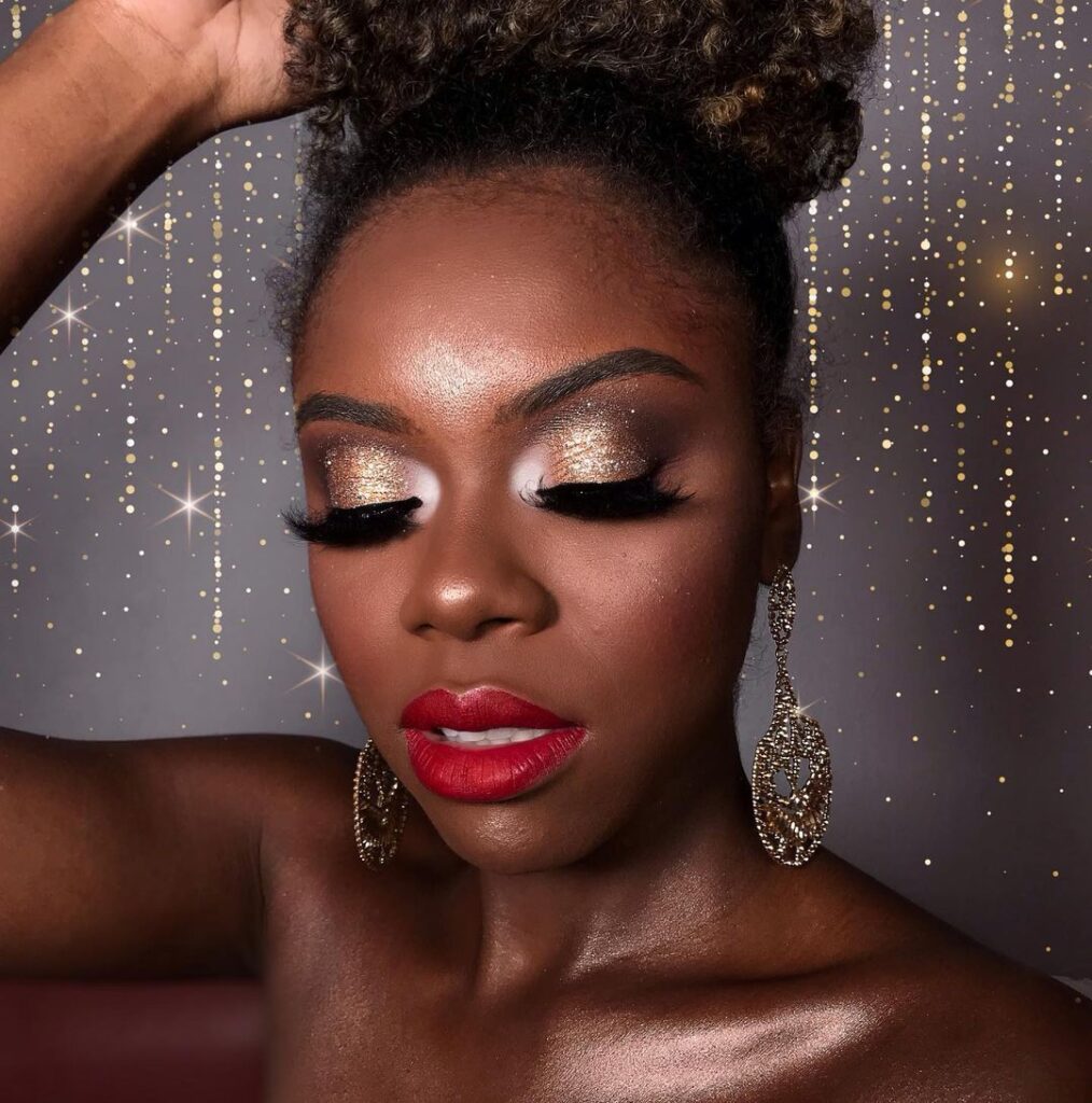 32 new years eve makeup black women