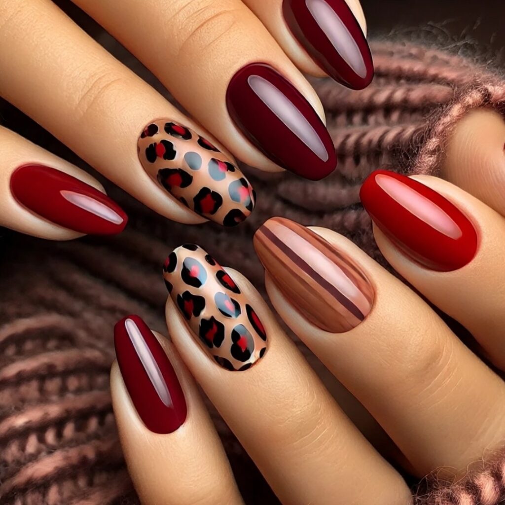 06 burgundy nail designs ideas