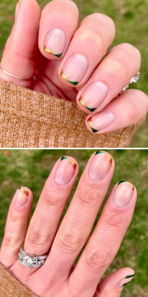 06 short st patricks day nails ideas