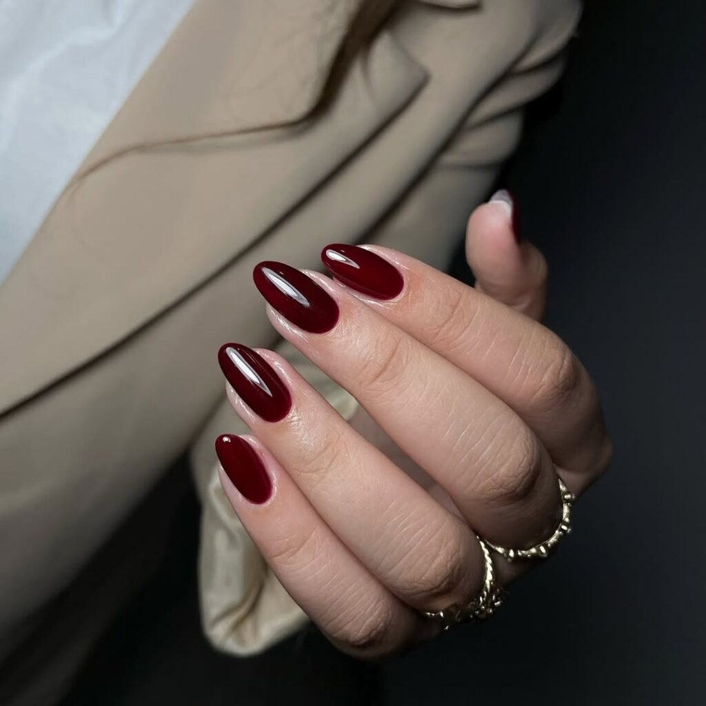 09 burgundy nail designs ideas