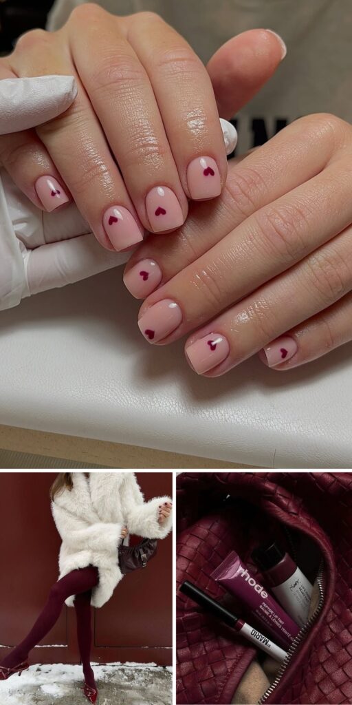 10 burgundy nail designs ideas