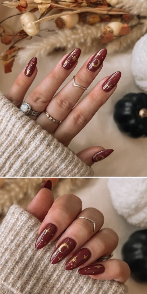 21 burgundy nail designs ideas