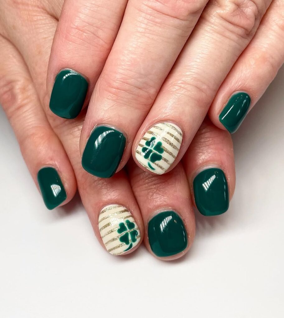 21 short st patricks day nails ideas