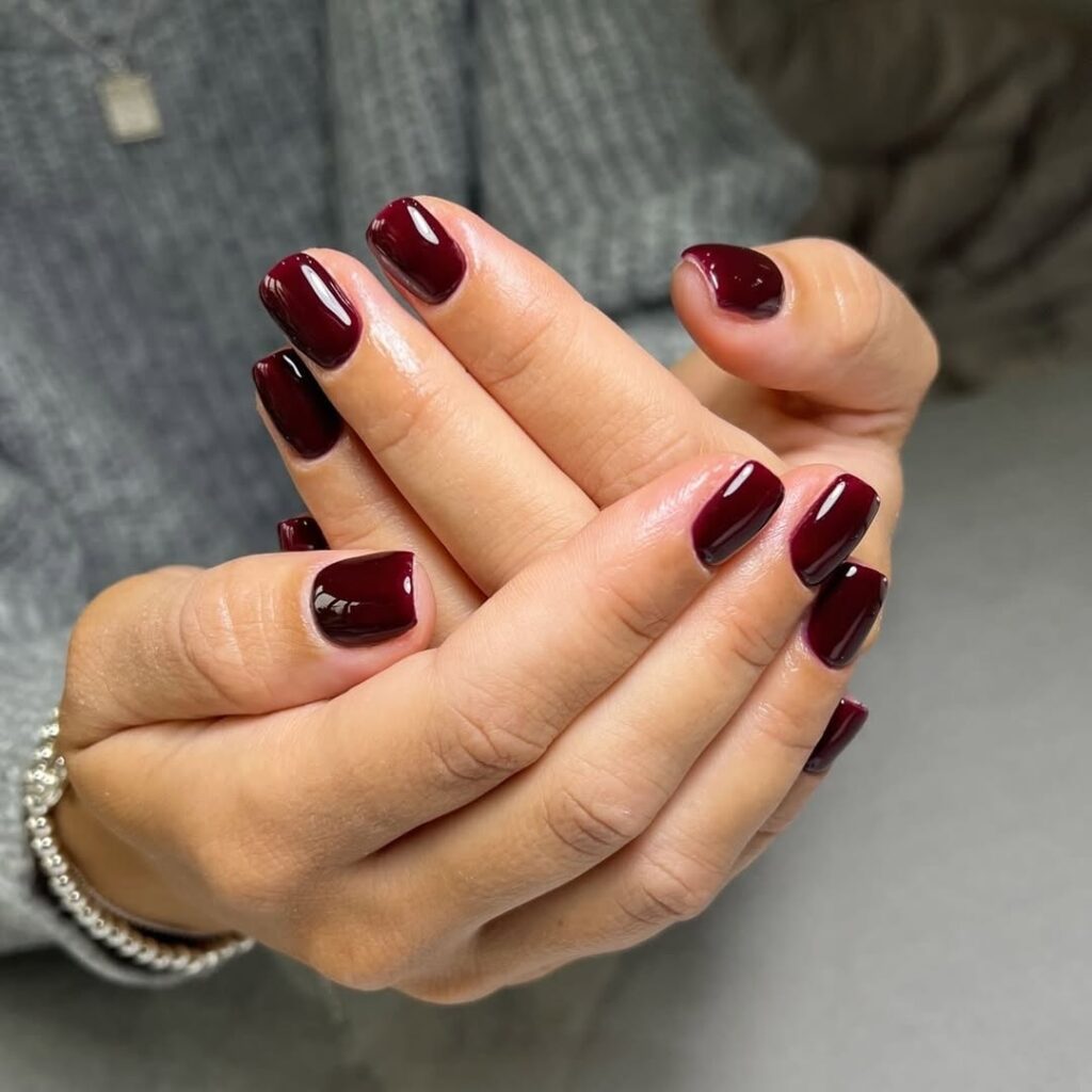 28 burgundy nail designs ideas