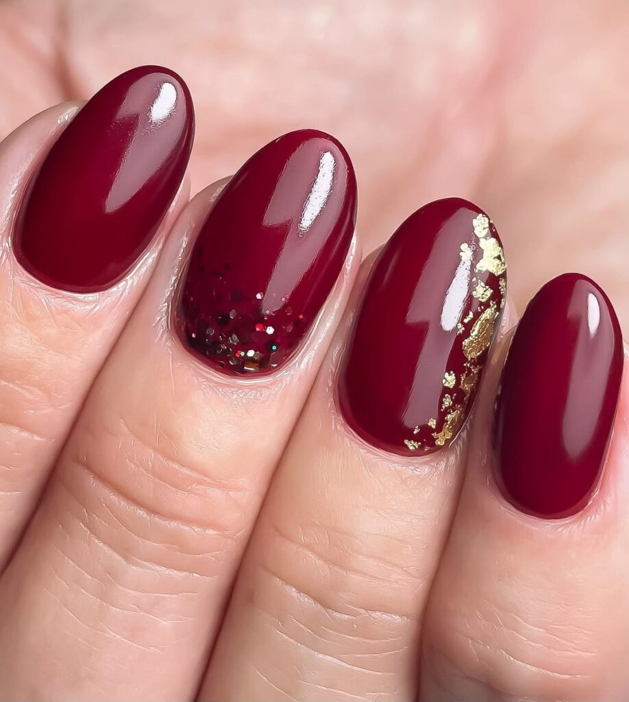 29 burgundy nail designs ideas