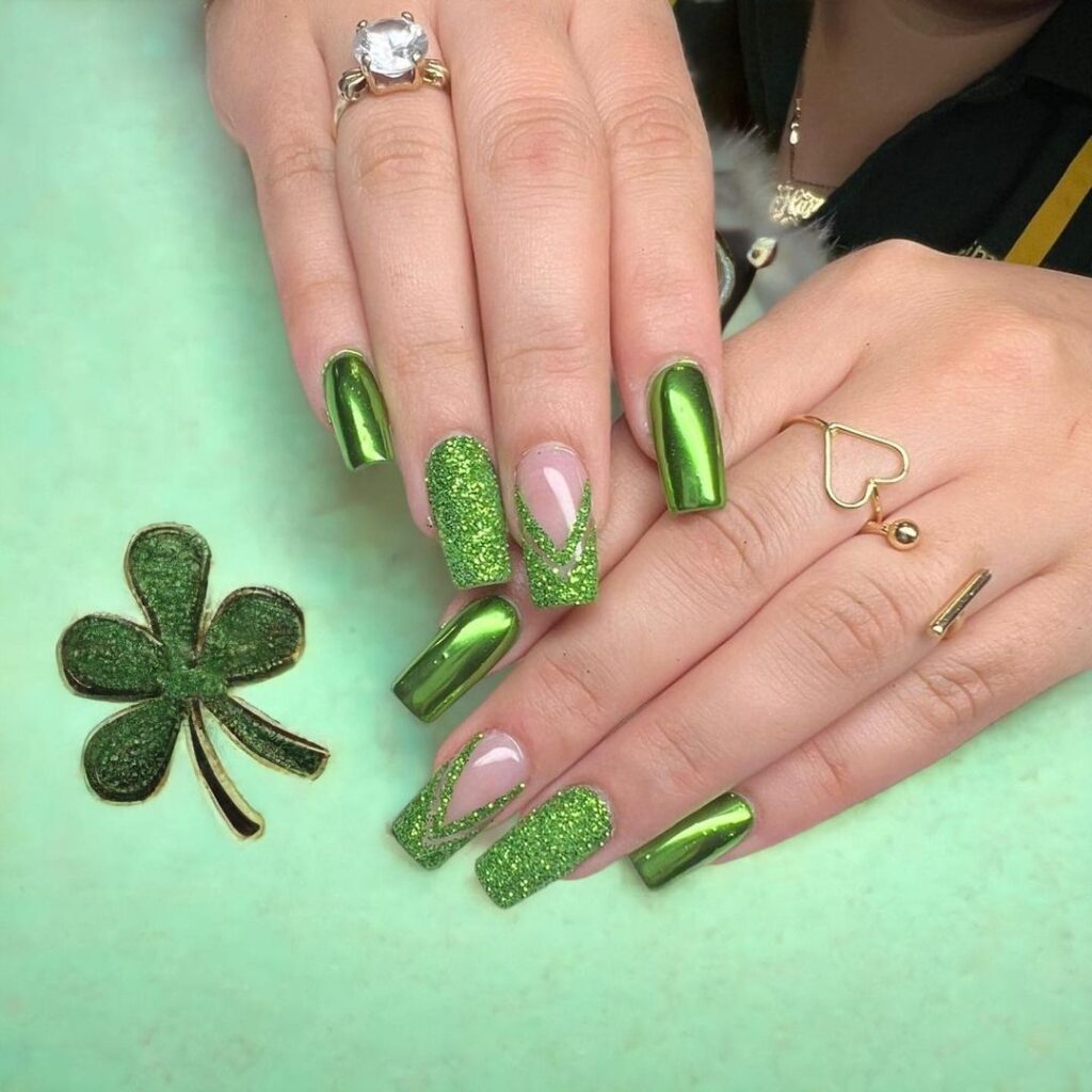 31 st patricks day nails ideas