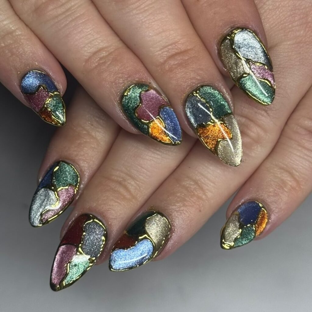 01 mardi gras nails ideas