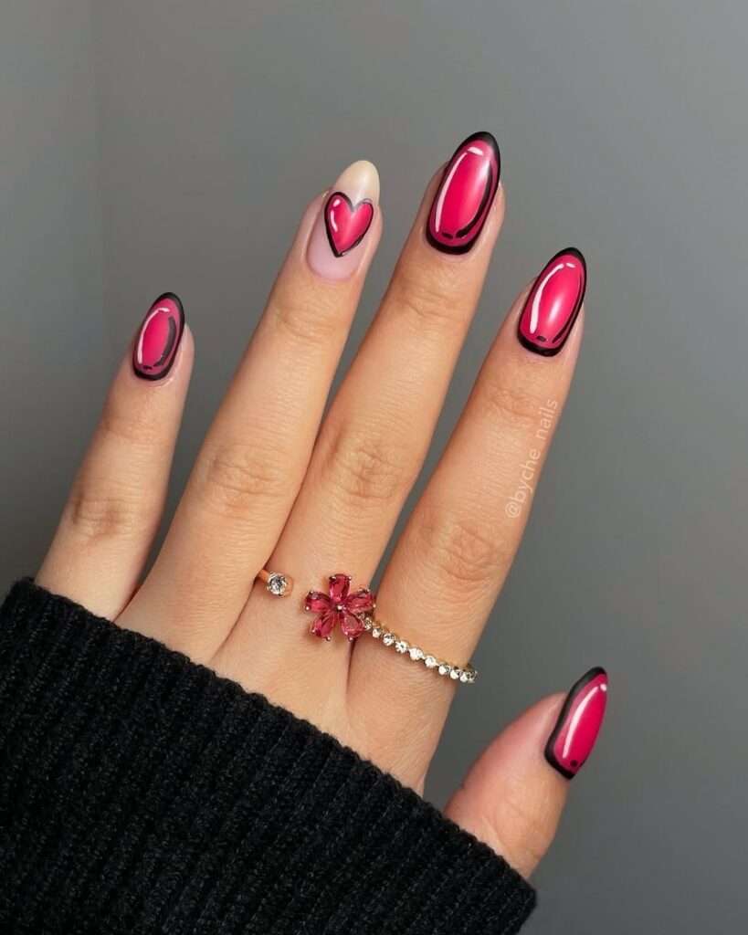 02 valentines day nails