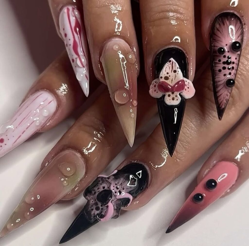 03 emo nails ideas