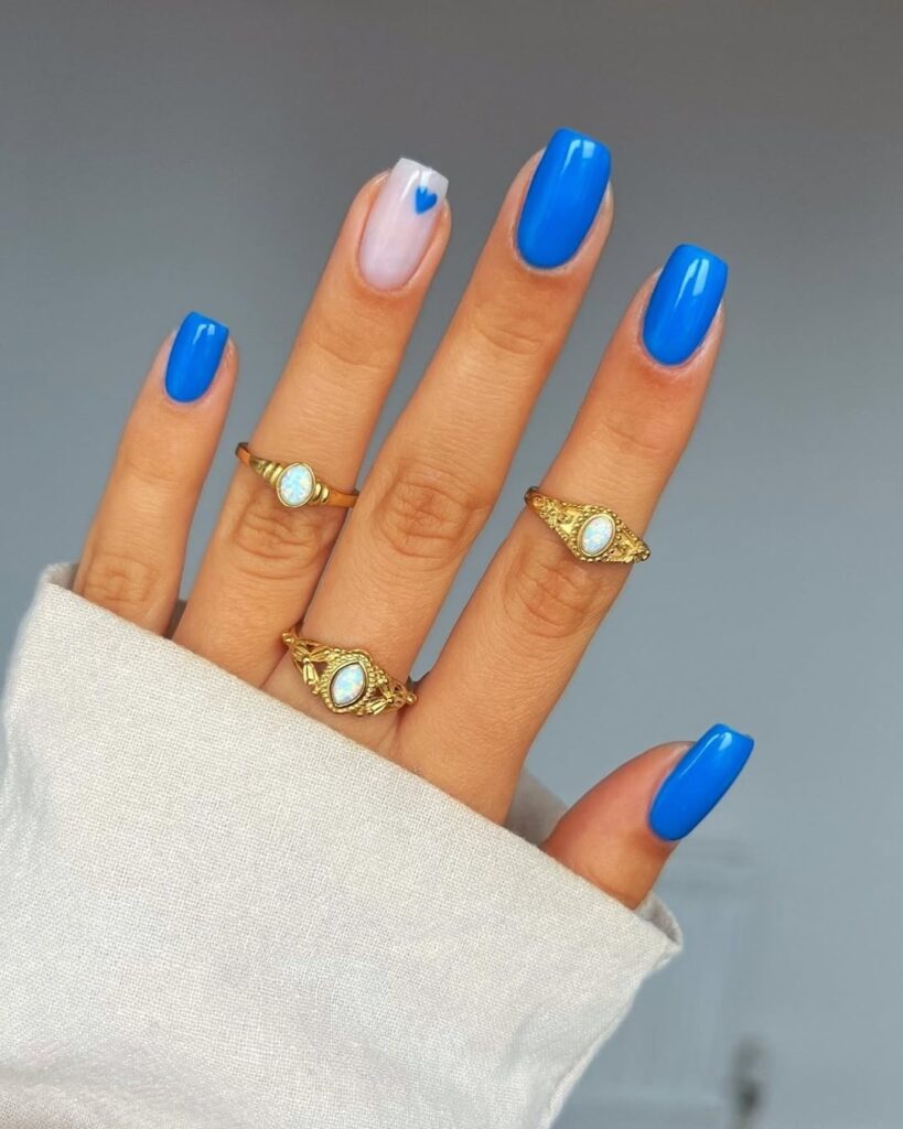 07 blue nails ideas