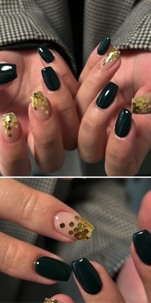 11 black and gold nails ideas