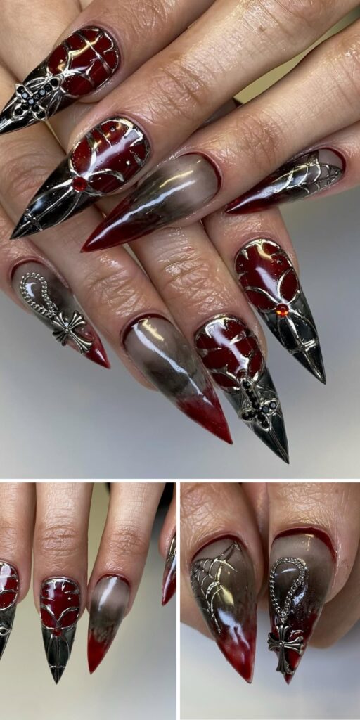 11 emo nails ideas