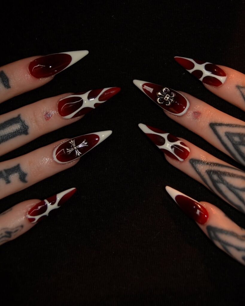 12 emo nails ideas