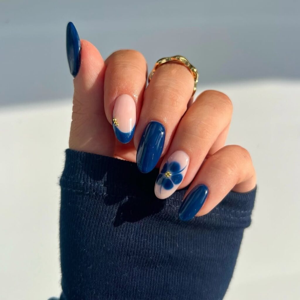 13 blue nails ideas