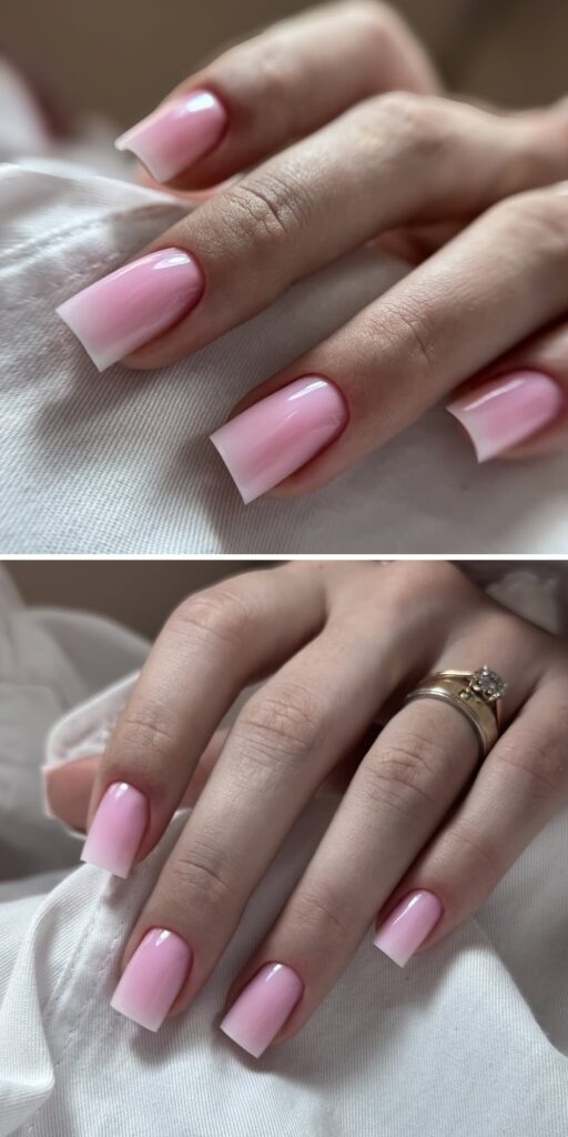 13 pink nails