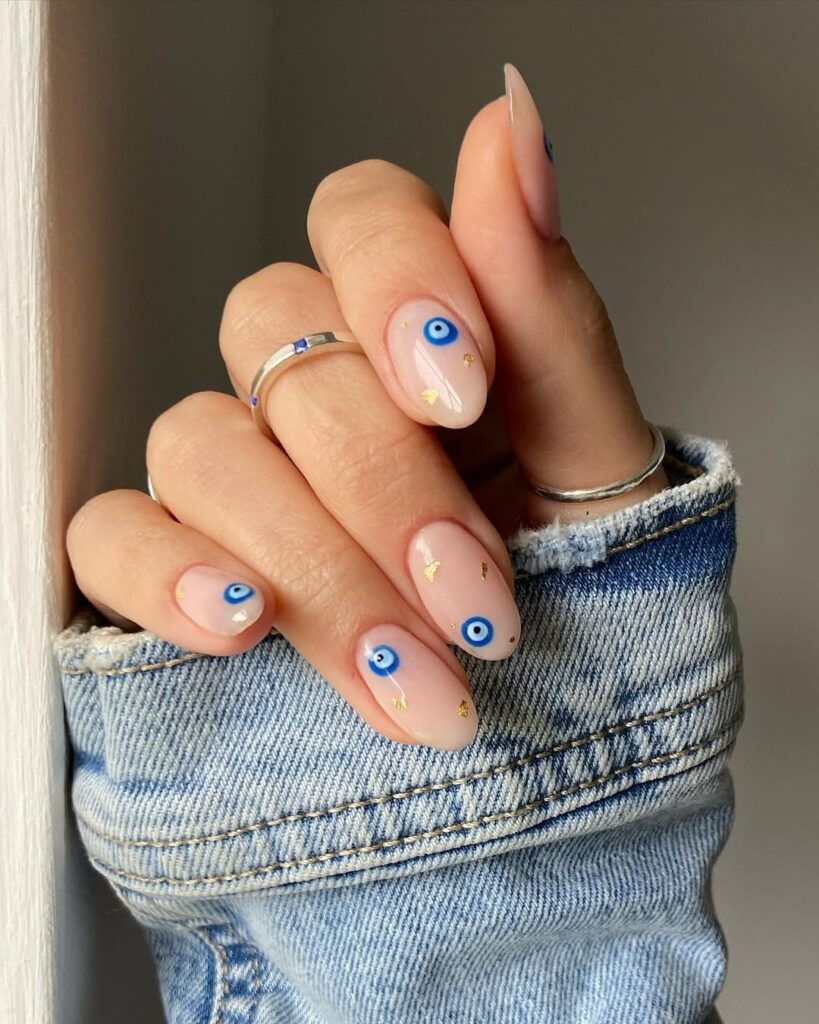 14 evil eye nails design