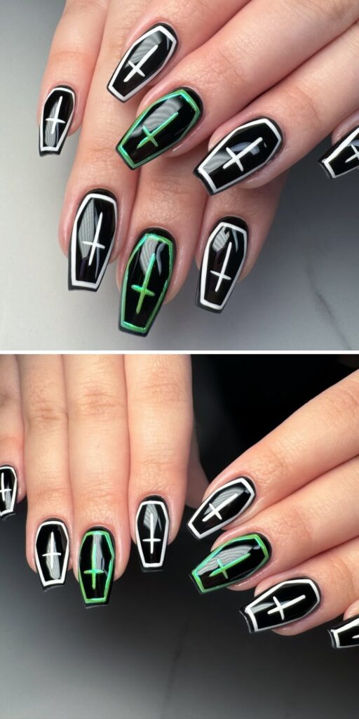 18 evil eye nails design