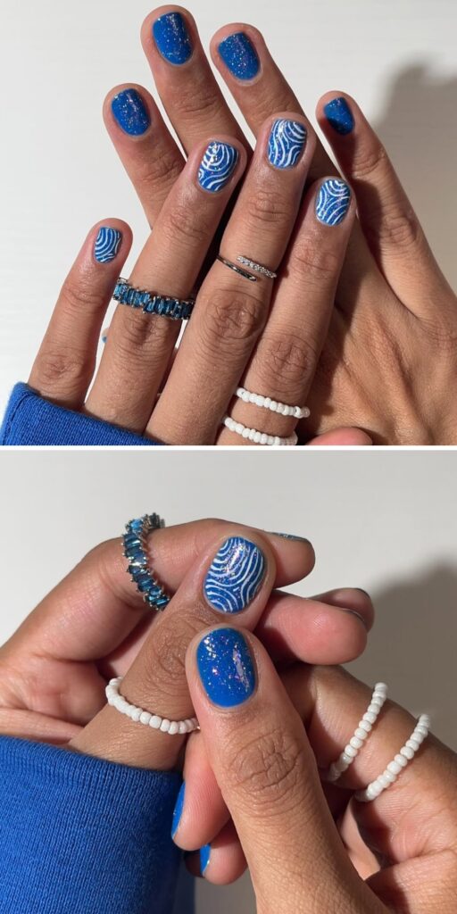 19 blue nails ideas