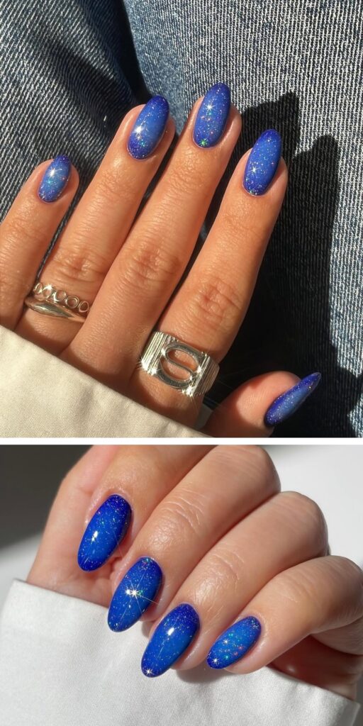 21 blue nails ideas