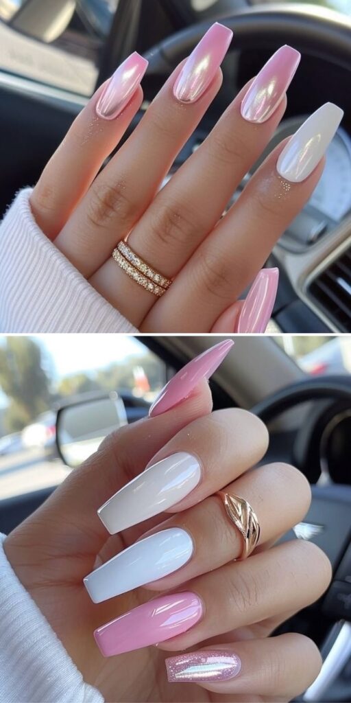 21 pink coffin nails ideas