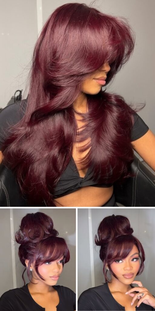 22 burgundy hairstyles ideas