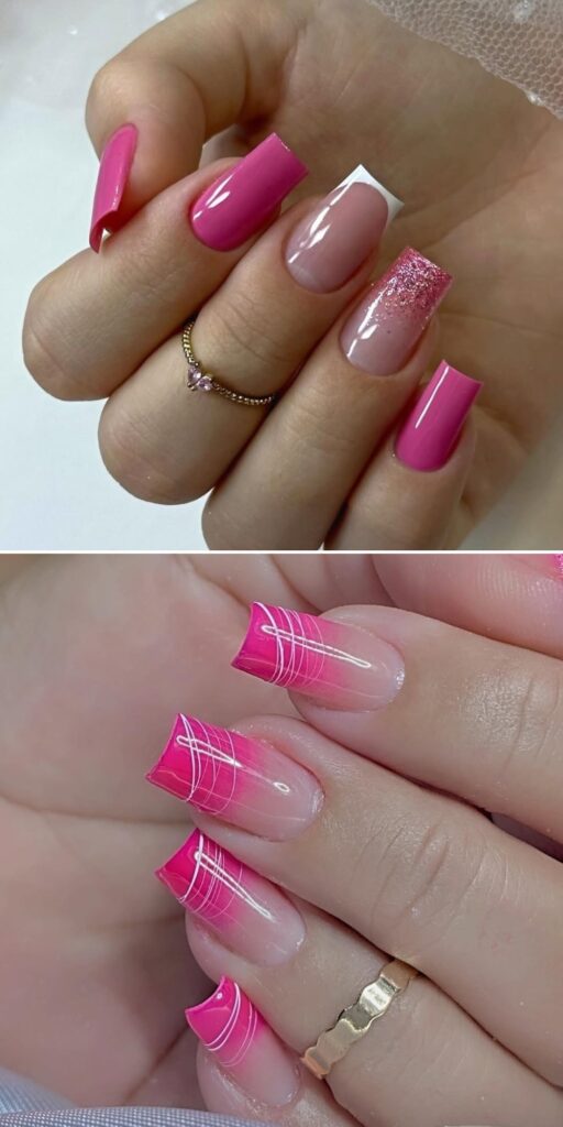 23 pink coffin nails ideas