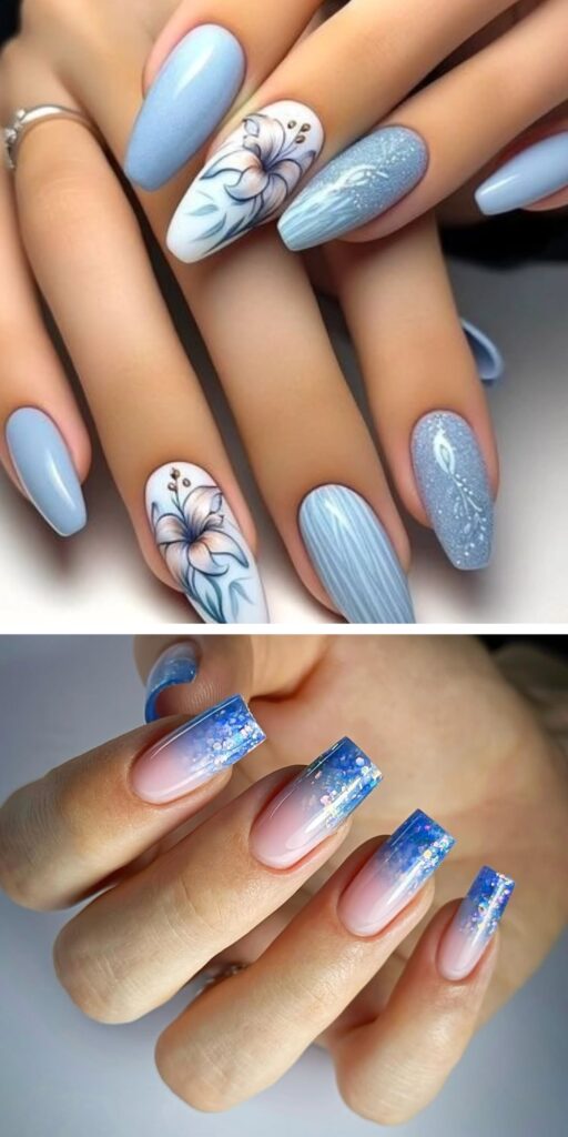 25 blue nails ideas