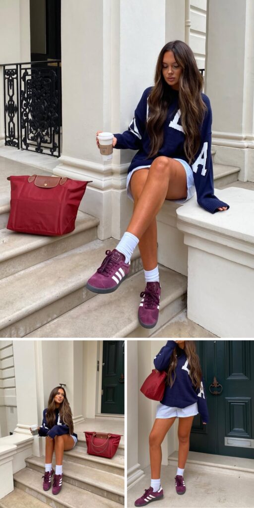 25 burgundy outfits for women