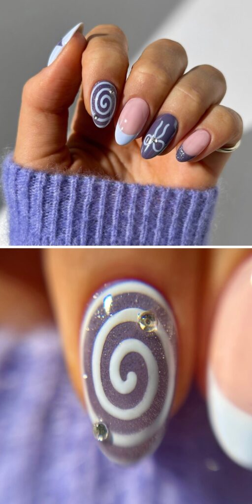 26 evil eye nails design