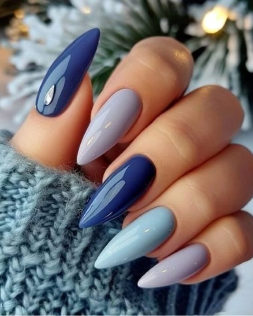 27 blue nails ideas