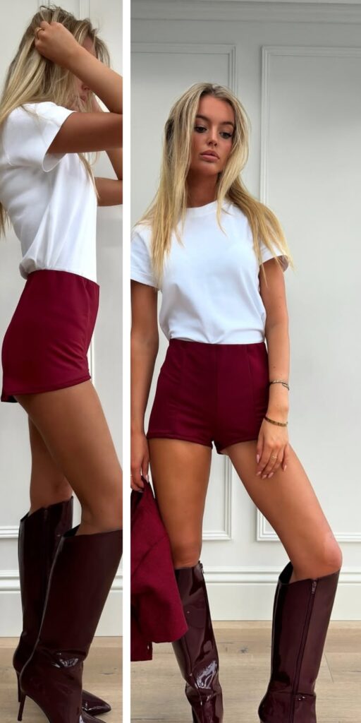 27 burgundy outfits for women