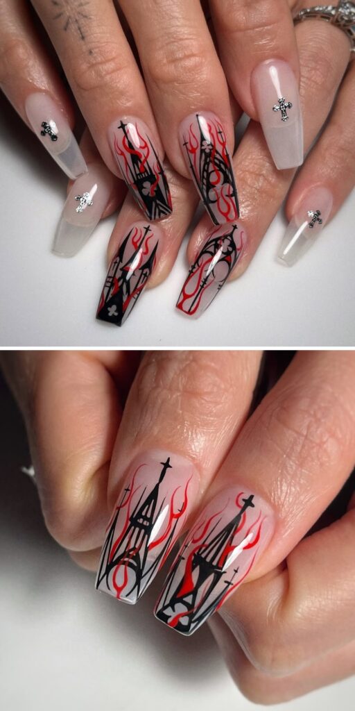 28 emo nails ideas