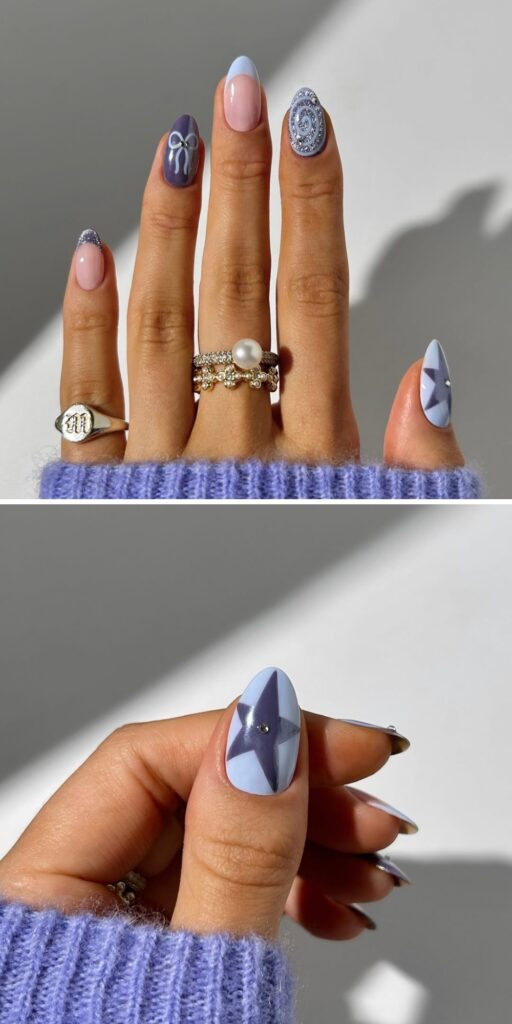 28 evil eye nails design