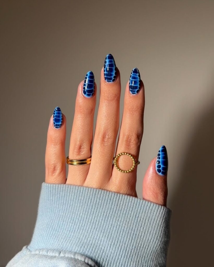 29 blue nails ideas