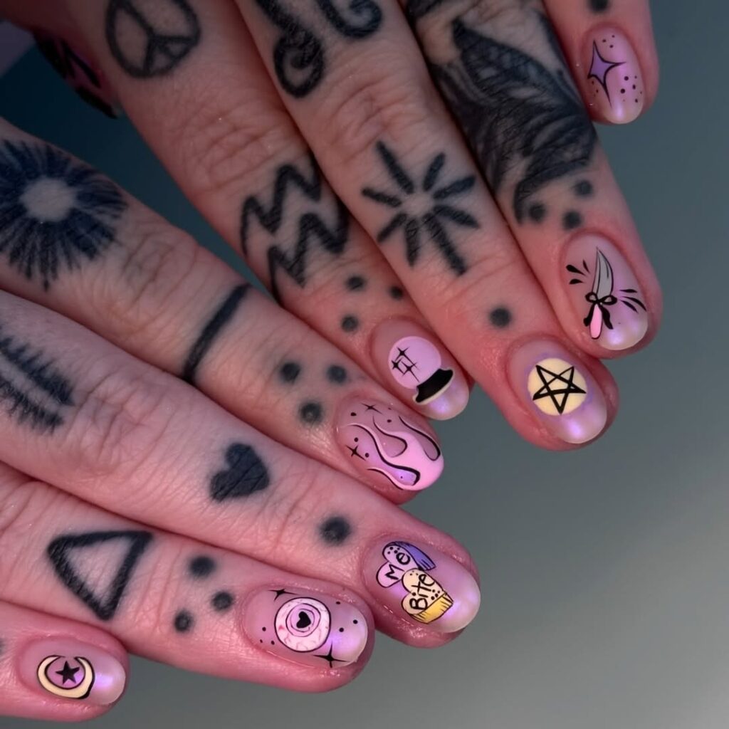 29 emo nails ideas