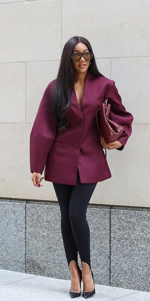 30 burgundy outfits for women