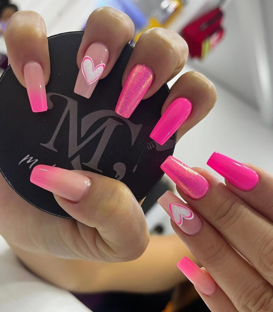 30 pink coffin nails ideas