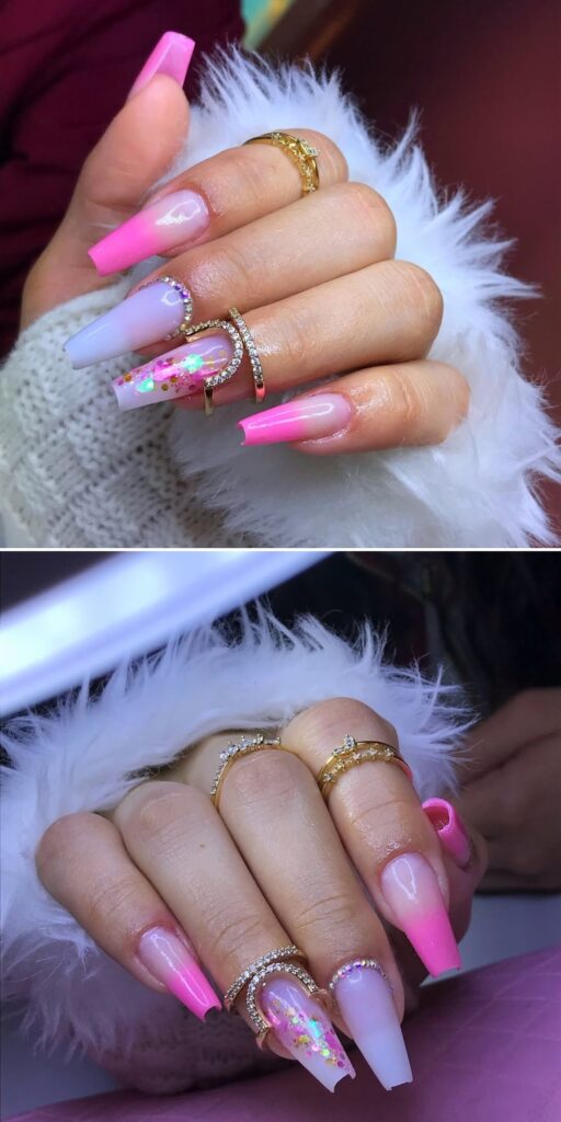 33 pink coffin nails ideas