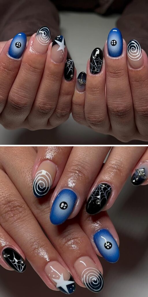 34 emo nails ideas