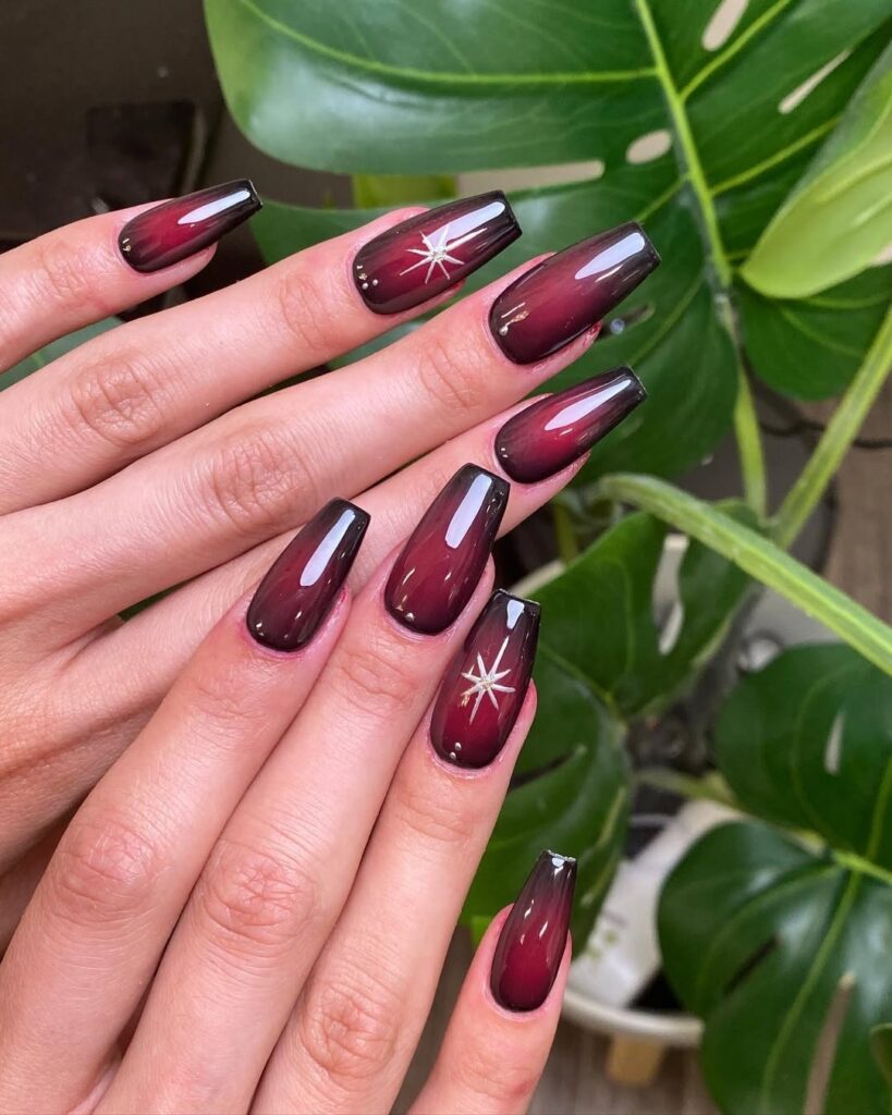 34 red coffin nails ideas