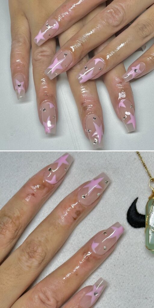 35 pink coffin nails ideas