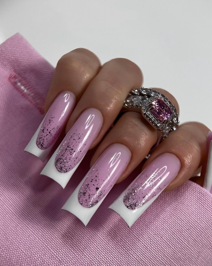 36 pink nails