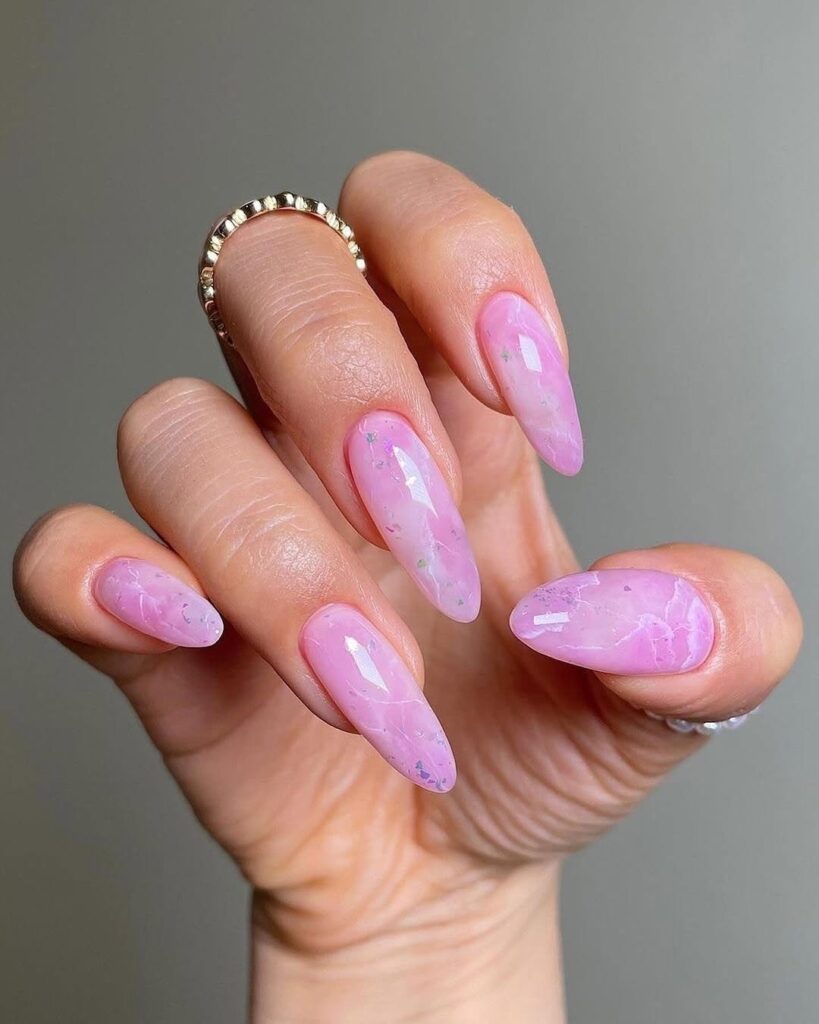 37 pink nails