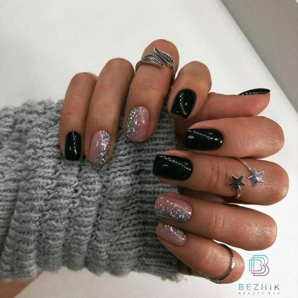 40 black and gold nails ideas