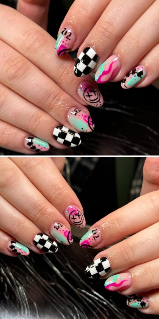 40 emo nails ideas